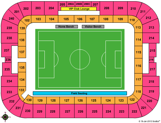 Bbva Compass Stadium Houston Seating Chart
